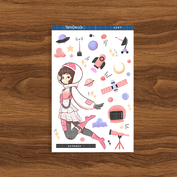 Artemis | Space Goddesses | Collection Sticker | C187