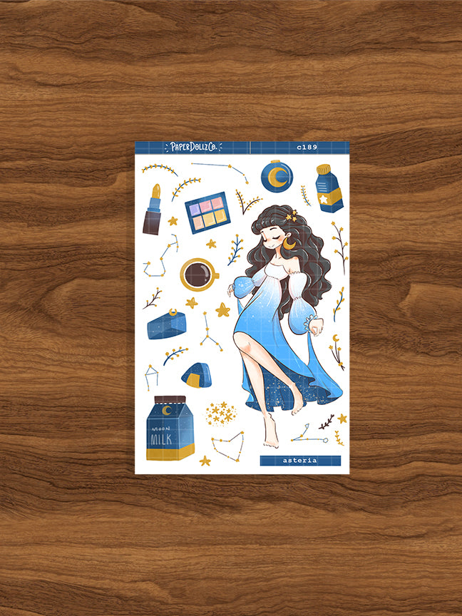 Asteria | Space Goddesses | Collection Sticker | C189