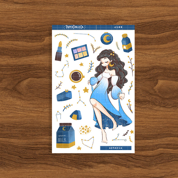 Asteria | Space Goddesses | Collection Sticker | C189