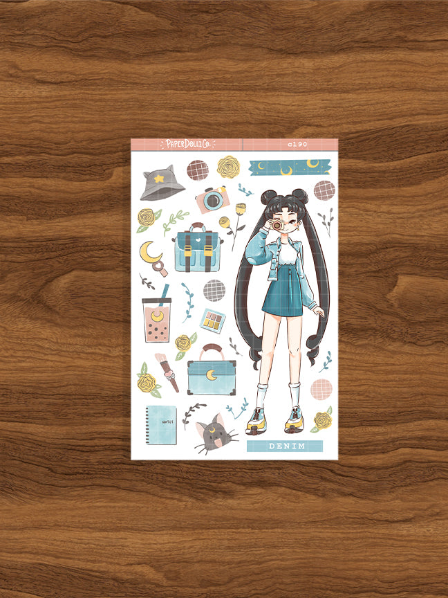 Denim | Sailor Bloom | Spring Collection Sticker | C190