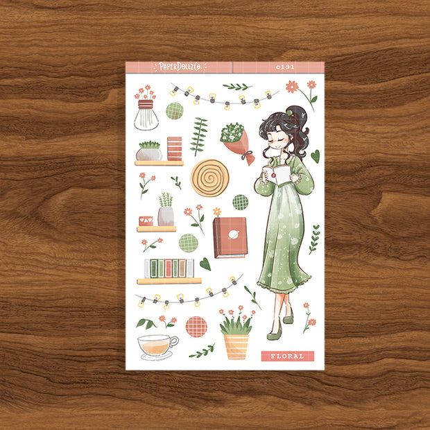Floral | Sailor Bloom | Spring Collection Sticker | C191