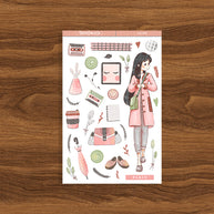 Plaid| Sailor Bloom | Spring Collection Sticker | C192