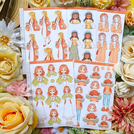 Travel | Fabulous Fall | Just Dolls Stickers | J429