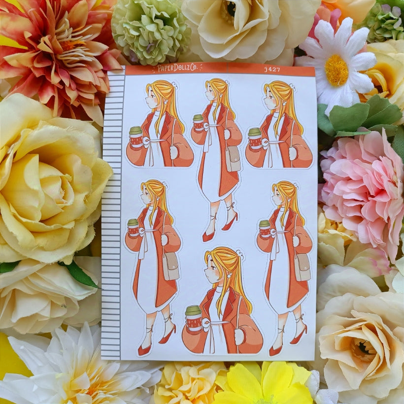 Office | Fabulous Fall | Just Dolls Stickers | J427