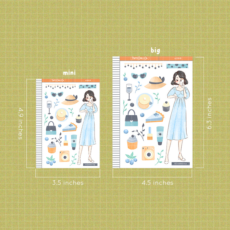 Blueberry | Sweet Summer | Collection Stickers | C200