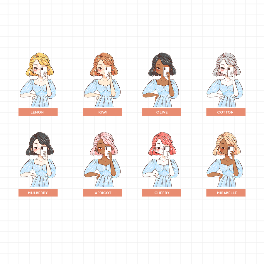Blueberry | Sweet Summer | Collection Stickers | C200
