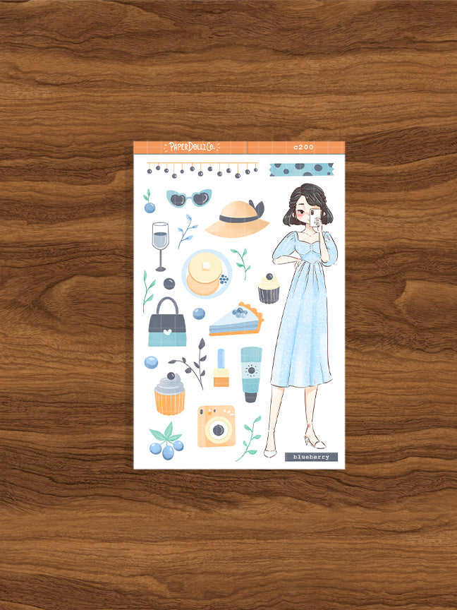 Blueberry | Sweet Summer | Collection Stickers | C200