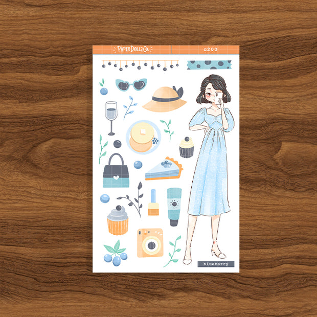 Blueberry | Sweet Summer | Collection Stickers | C200