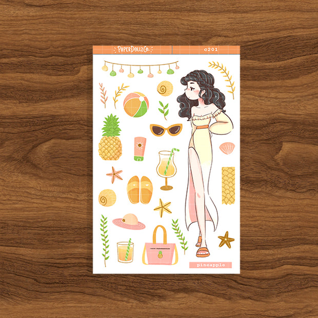 Pineapple | Sweet Summer | Collection Stickers | C201