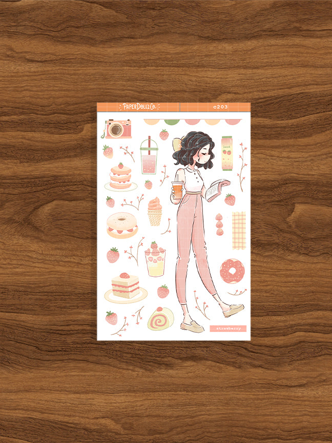 Strawberry | Sweet Summer | Collection Stickers | C203