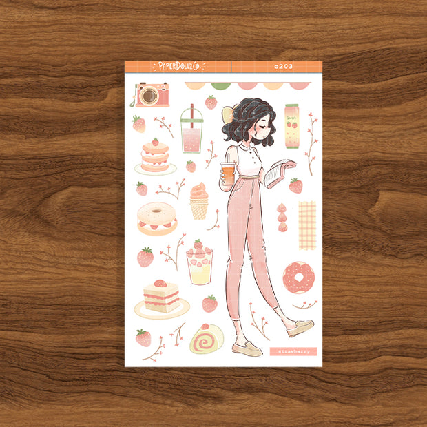 Strawberry | Sweet Summer | Collection Stickers | C203