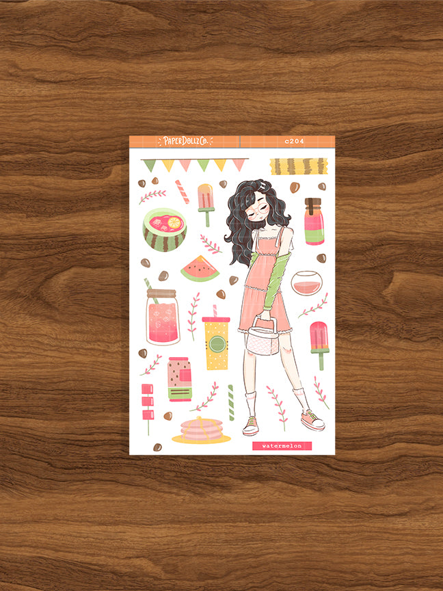 Watermelon | Sweet Summer | Collection Stickers | C204