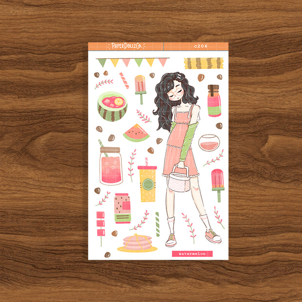 Watermelon | Sweet Summer | Collection Stickers | C204