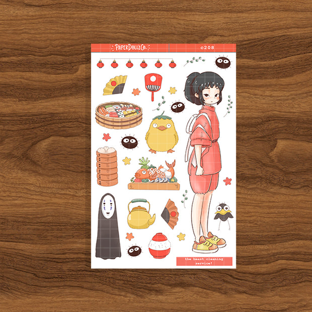 The Beast Cleaning Service | Surprising Adventures | Collection Stickers |  C208