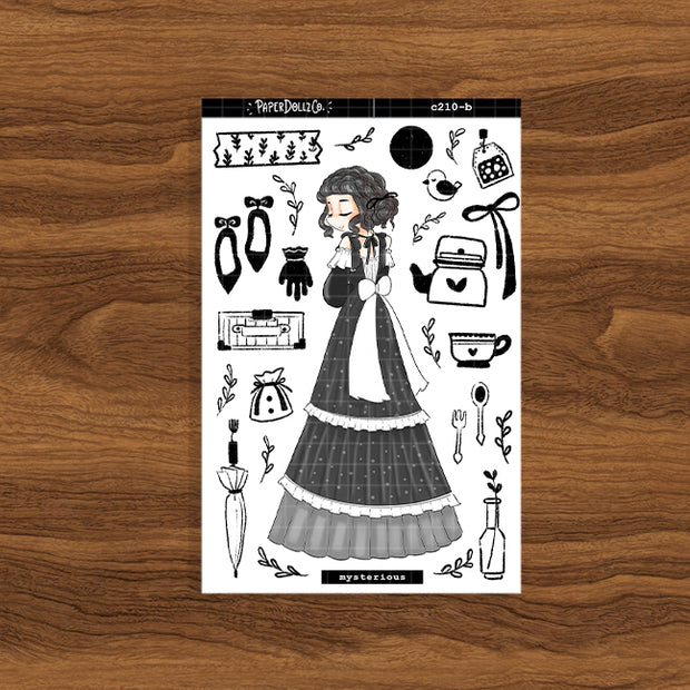Mysterious | Gothicness | Collection Stickers | C210b