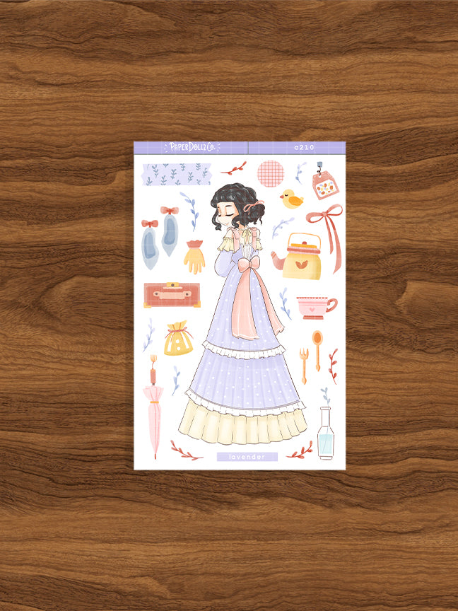 Lavender | Tea Party | Collection Stickers | C210