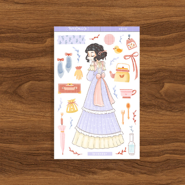 Lavender | Tea Party | Collection Stickers | C210