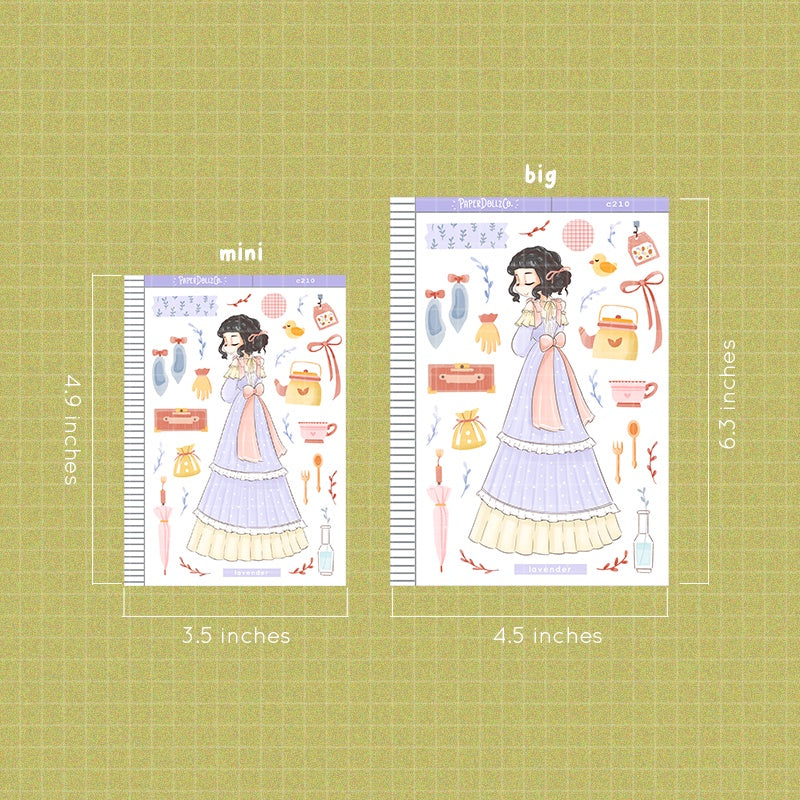 Lavender | Tea Party | Collection Stickers | C210