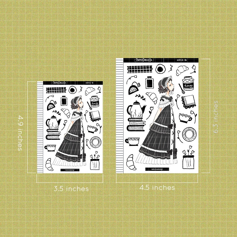 Uncanny | Gothicness | Collection Stickers | C211b