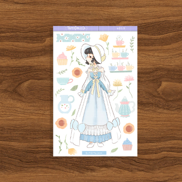 Butterfly Pea | Tea Party | Collection Stickers | C213