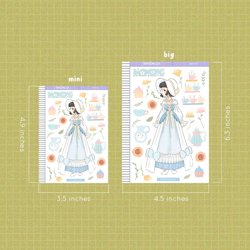 Butterfly Pea | Tea Party | Collection Stickers | C213