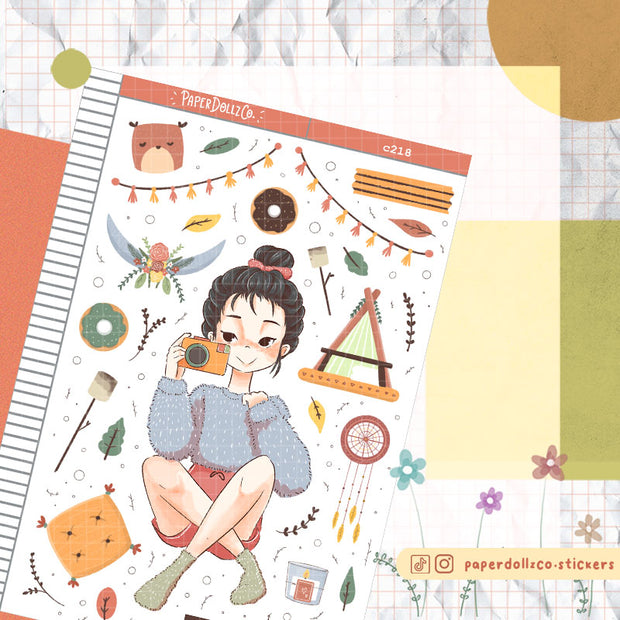 Warm | Slumber Party | Collections Stickers | C218