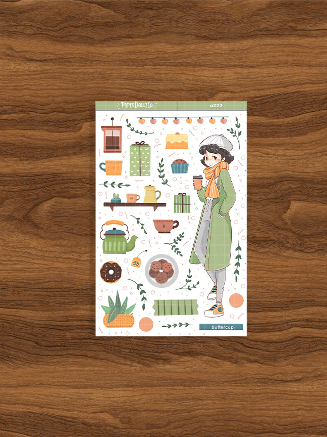 Buttercup | Snow Puffy | Collection Stickers | C222