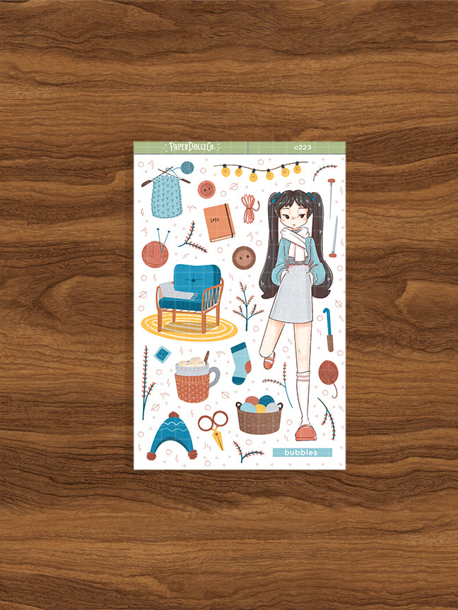 Bubbles | Snow Puffy | Collection Stickers | C223