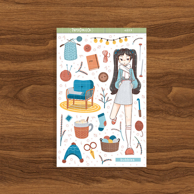 Bubbles | Snow Puffy | Collection Stickers | C223