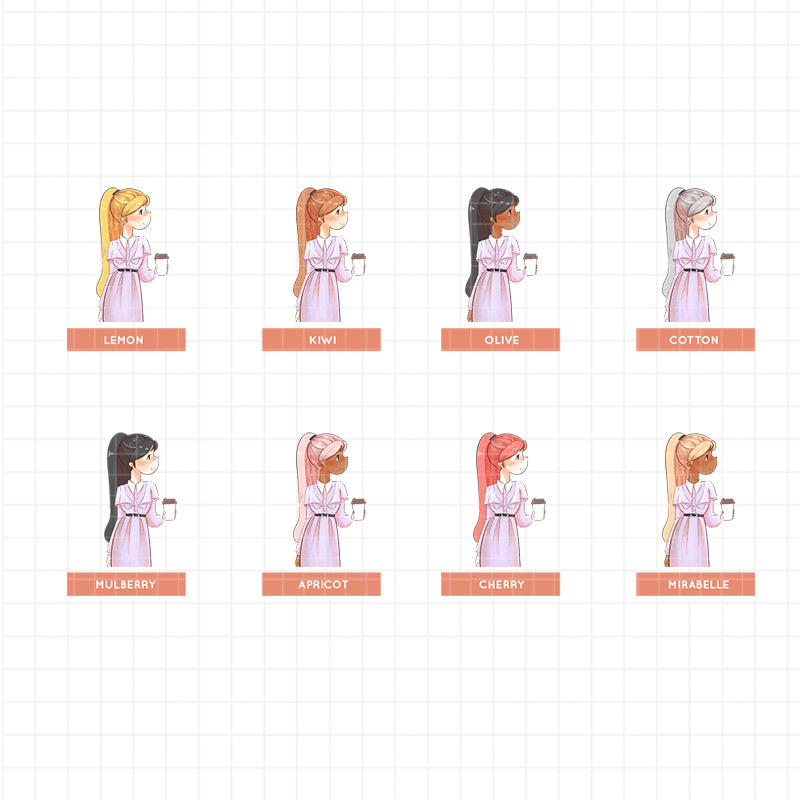 Workaholic   | PaperDollzCo Planner | Sticker Book | CB026