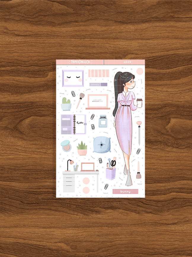 Bunny | Workaholic | Collection Stickers | C229