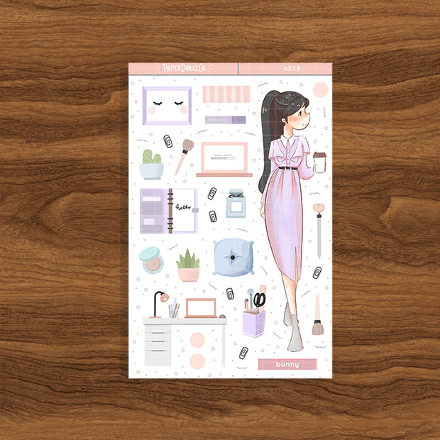 Bunny | Workaholic | Collection Stickers | C229