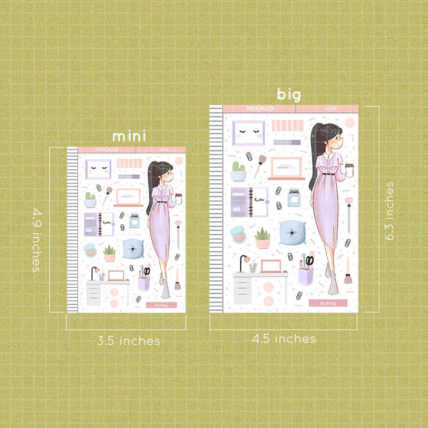 Bunny | Workaholic | Collection Stickers | C229