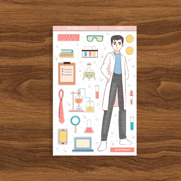Professor | Workaholic | Collection Stickers | C230