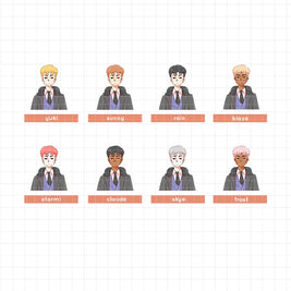 Workaholic   | PaperDollzCo Planner | Sticker Book | CB026