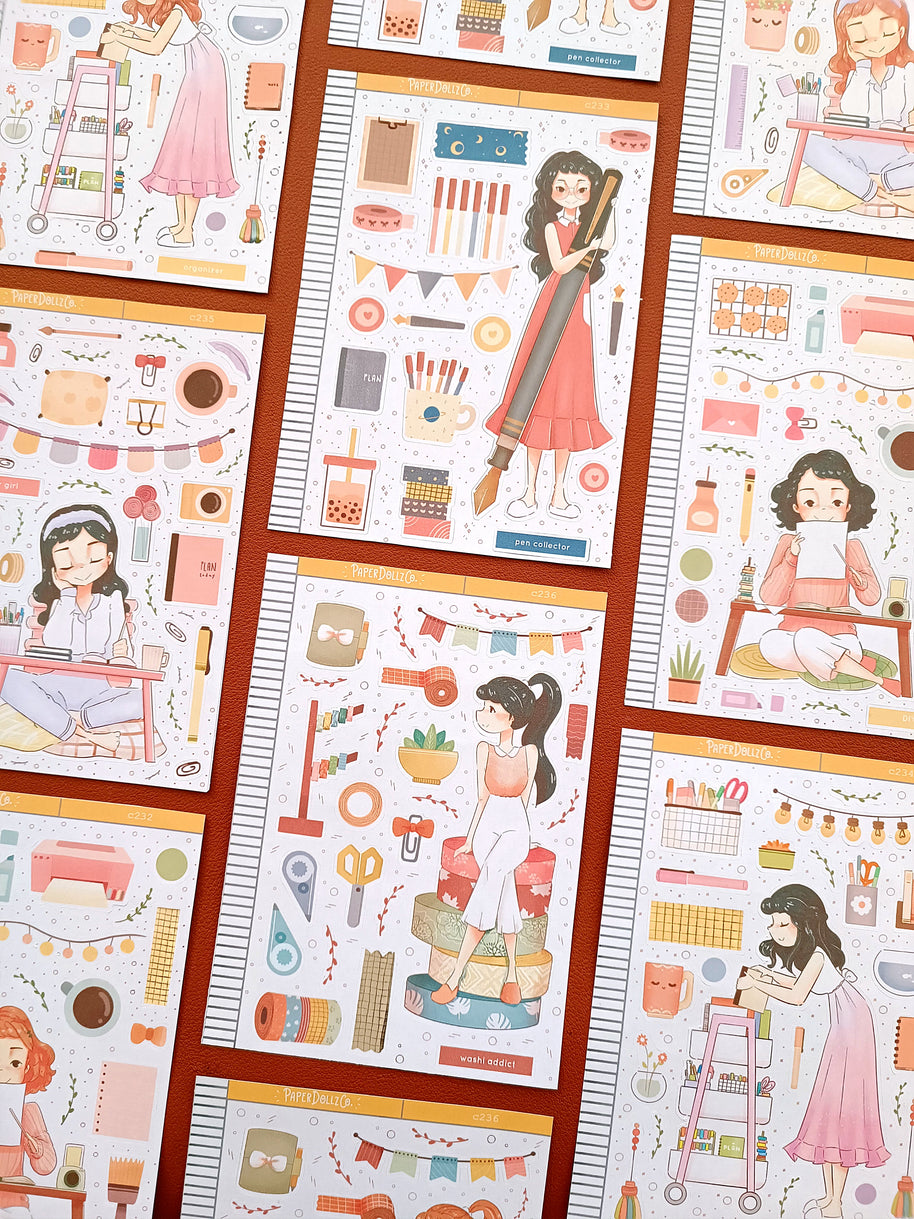Washi Addict | Craft Library | Collection Stickers | C236
