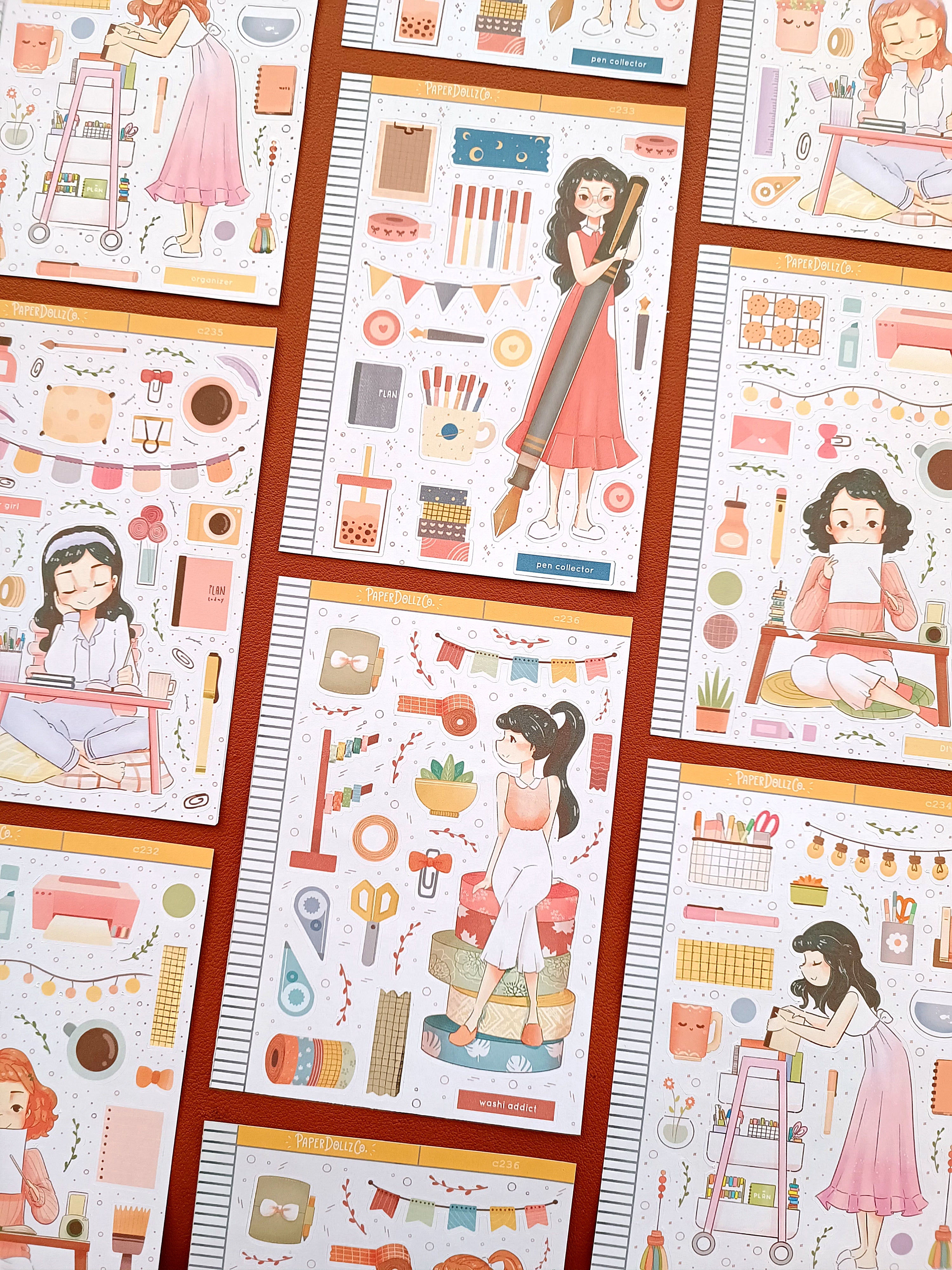 Washi Addict | Craft Library | Collection Stickers | C236