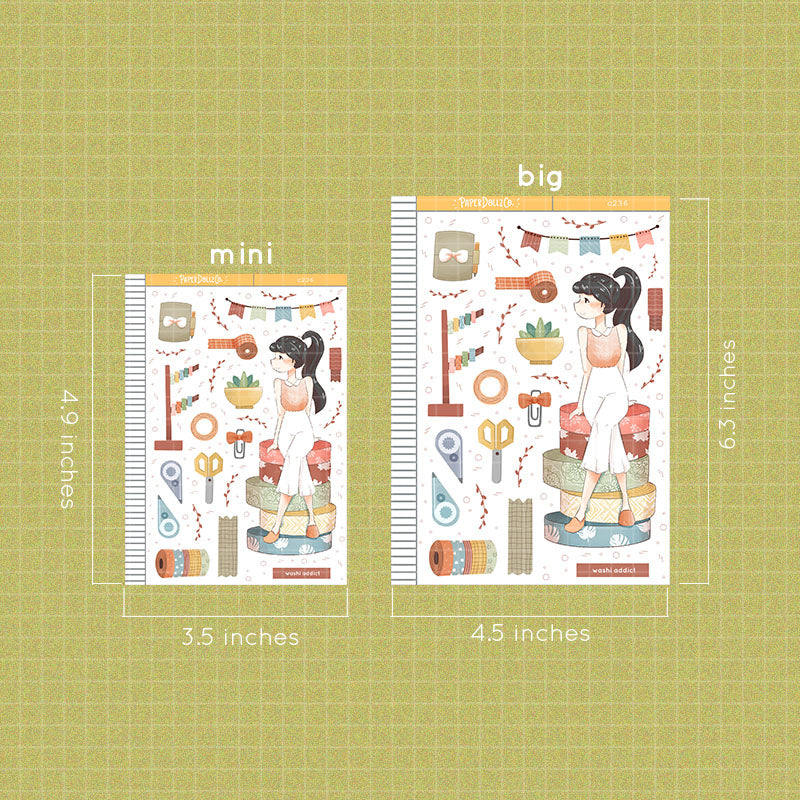 Washi Addict | Craft Library | Collection Stickers | C236