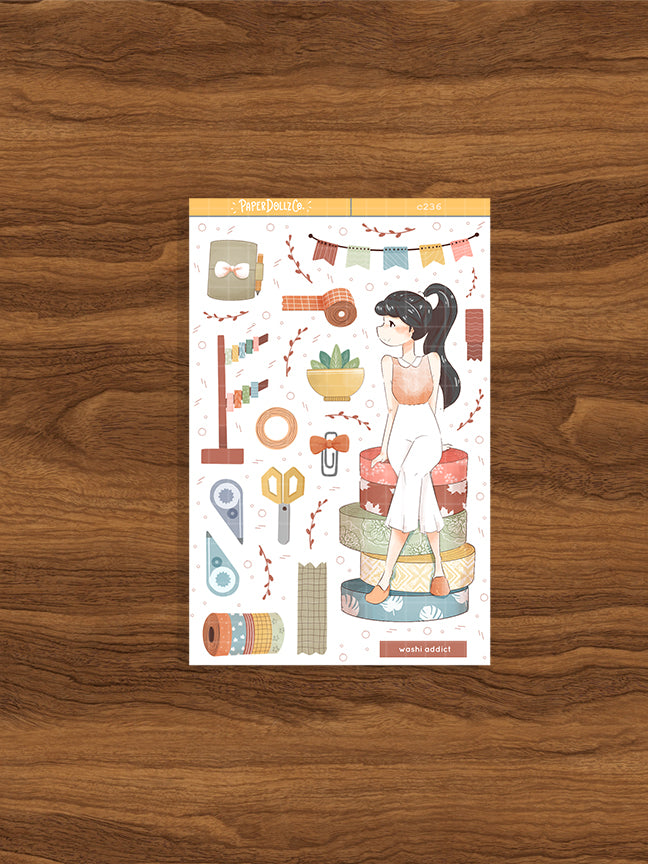 Washi Addict | Craft Library | Collection Stickers | C236