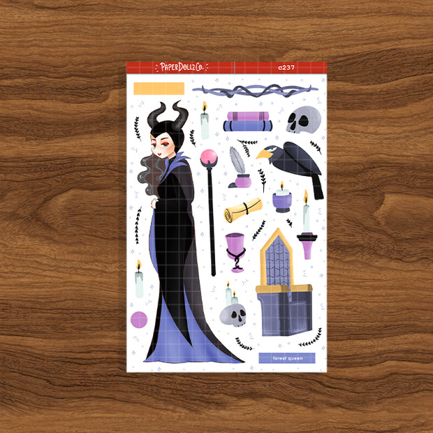Forest Queen | Villain Hotties | Collection Stickers | C237