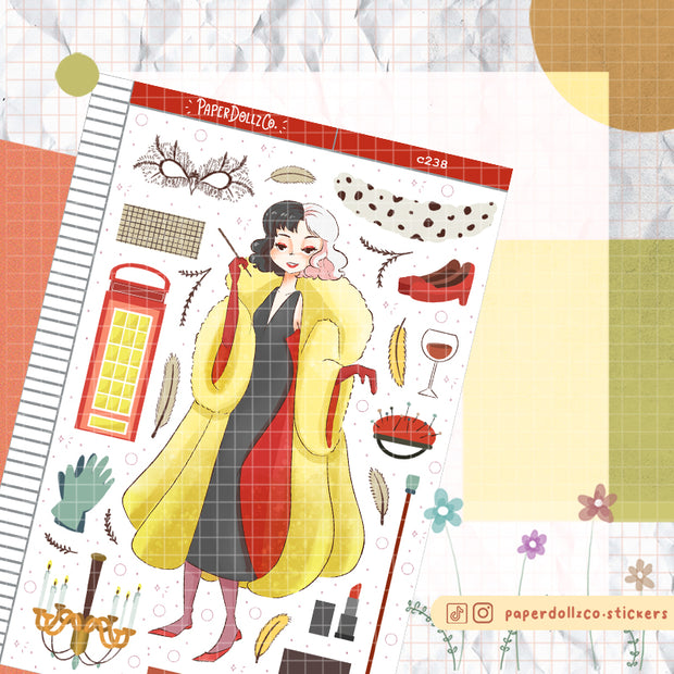 Stella | Villain Hotties | Collection Stickers | C238