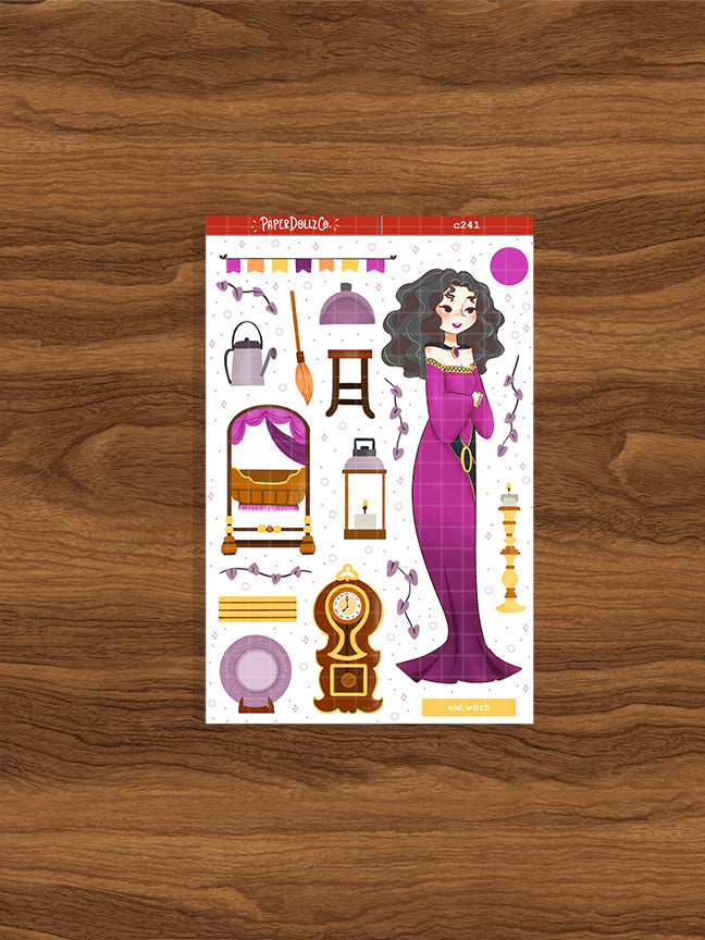 Old Witch | Villain Hotties | Collection Stickers | C241