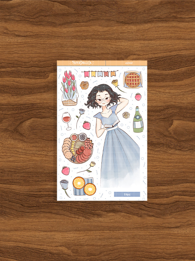 Lilac | Picnic Diaries | Collection Stickers | C242