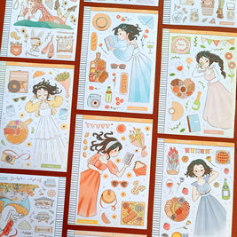 Tangerine | Picnic Diaries | Collections Stickers | C244
