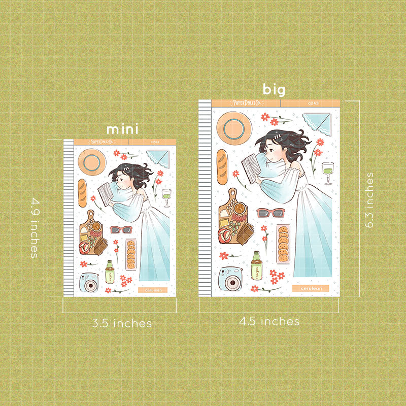 Cerulean | Picnic Diaries | Collections Stickers | C243