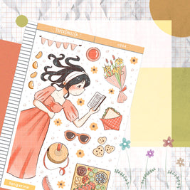 Tangerine | Picnic Diaries | Collections Stickers | C244