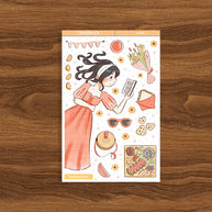 Tangerine | Picnic Diaries | Collections Stickers | C244