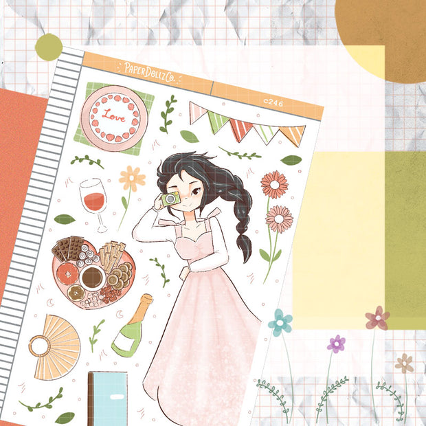 Blush | Picnic Diaries | Collection Stickers | C246