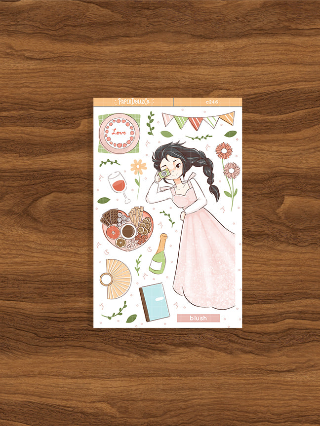 Blush | Picnic Diaries | Collection Stickers | C246