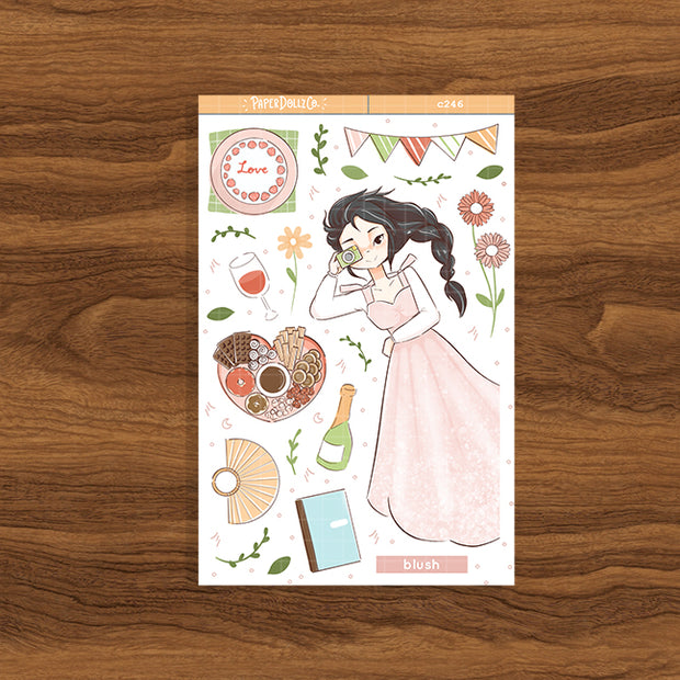 Blush | Picnic Diaries | Collection Stickers | C246